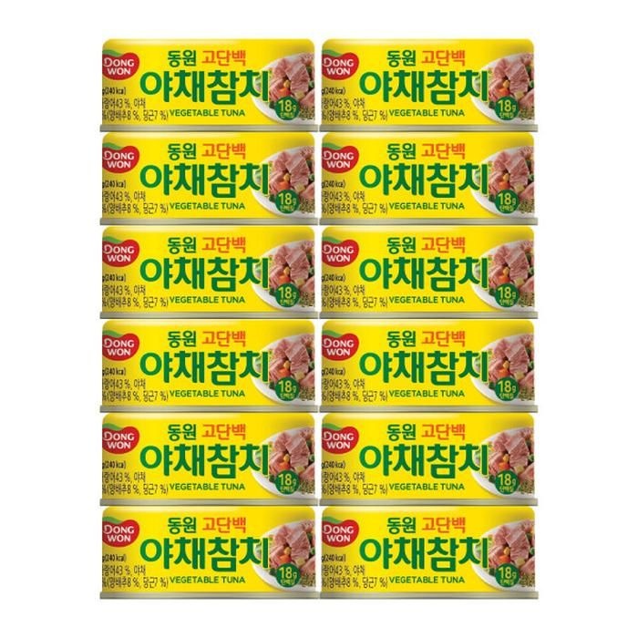 동원 고단백 야채참치 150g 12캔r
