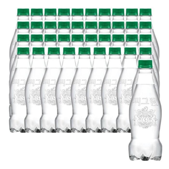 씨그램 레몬 무라벨 450ml 40페트(20페트 x 2박스)