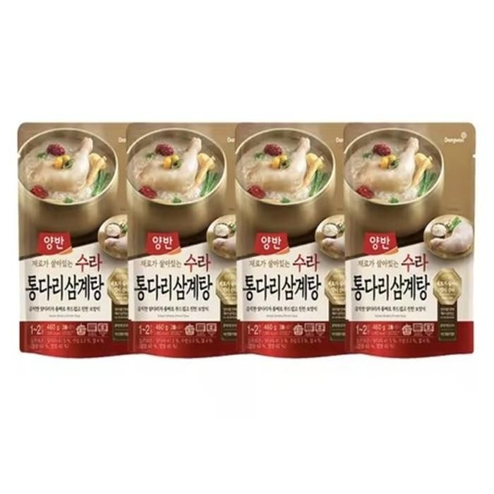 동원 양반 수라 통다리 삼계탕 460g 4봉