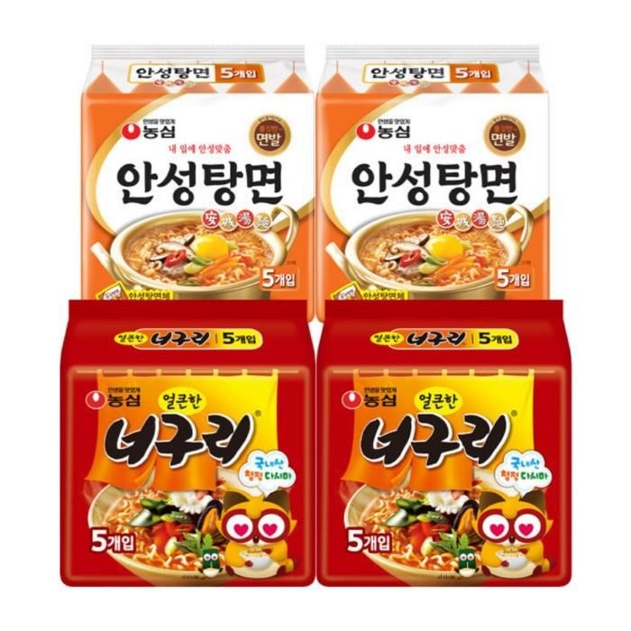 [오늘출발] 안성탕면(10봉)+너구리(10봉) 총20봉