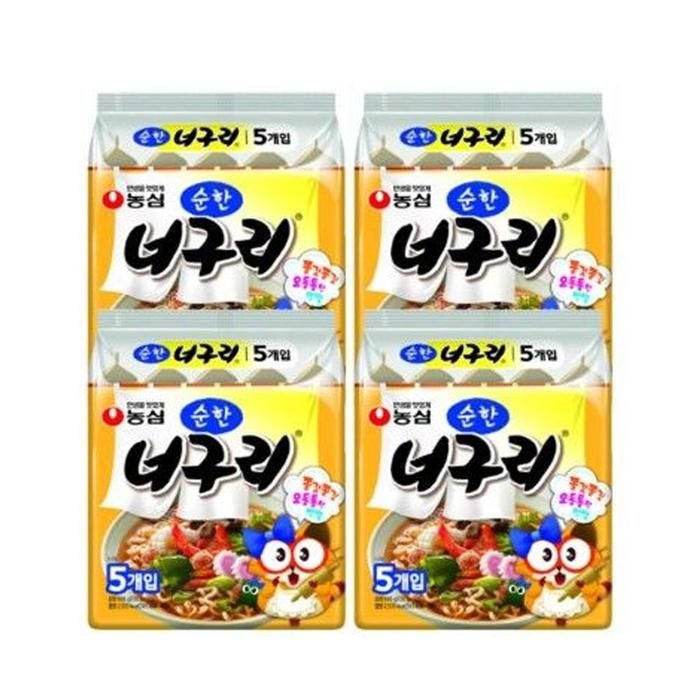 순한너구리 120g 5개입 4개(총20개)