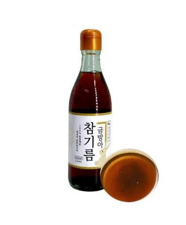 순수본가 금방아 100% 통참깨 고소한 참기름 350ml X2개