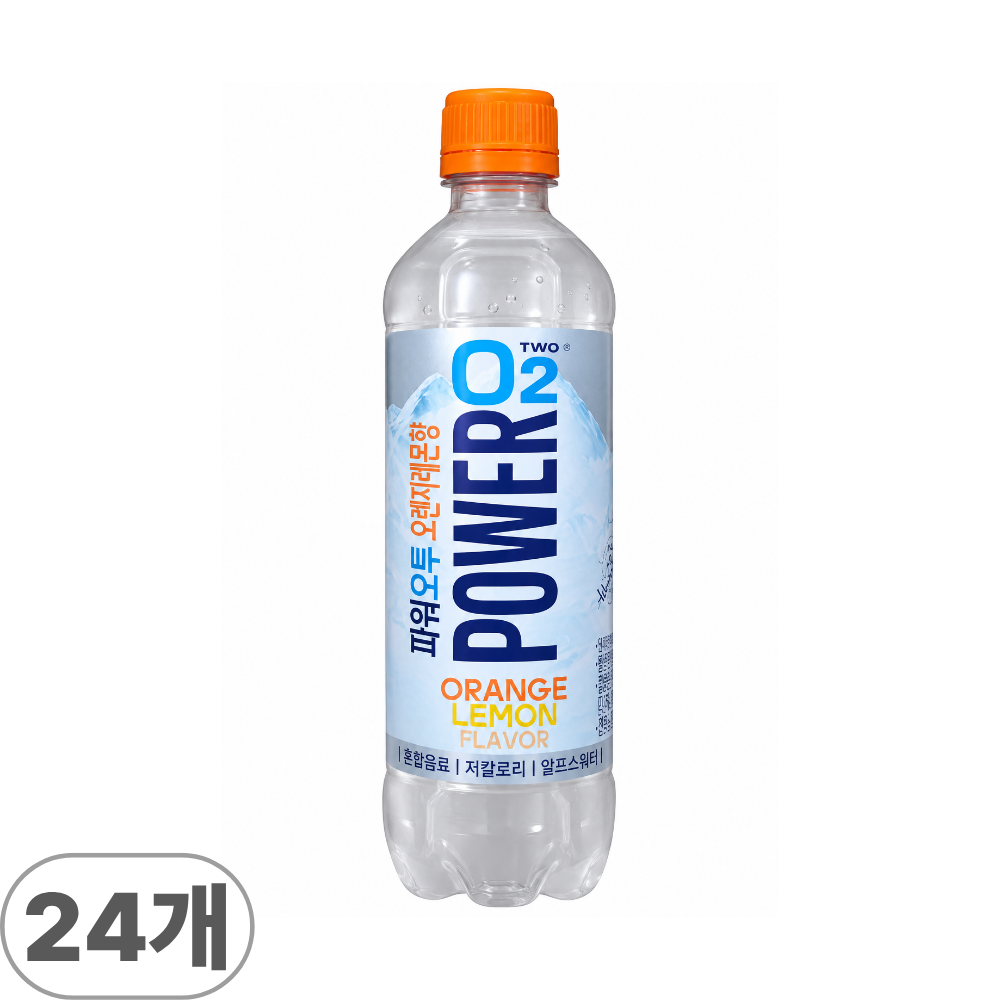 농심 파워오투 오렌지레몬 500ml x 24개