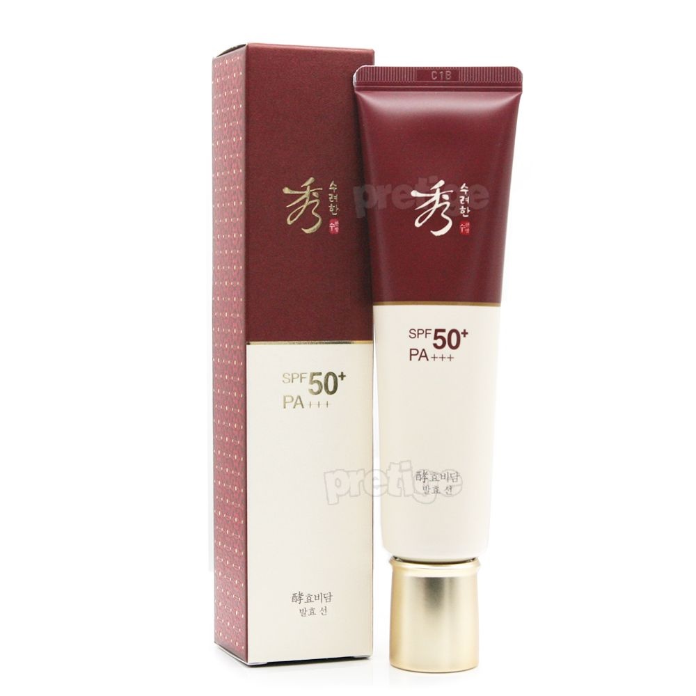 수려한 효비담 발효 선크림 60ml 임박 27.3