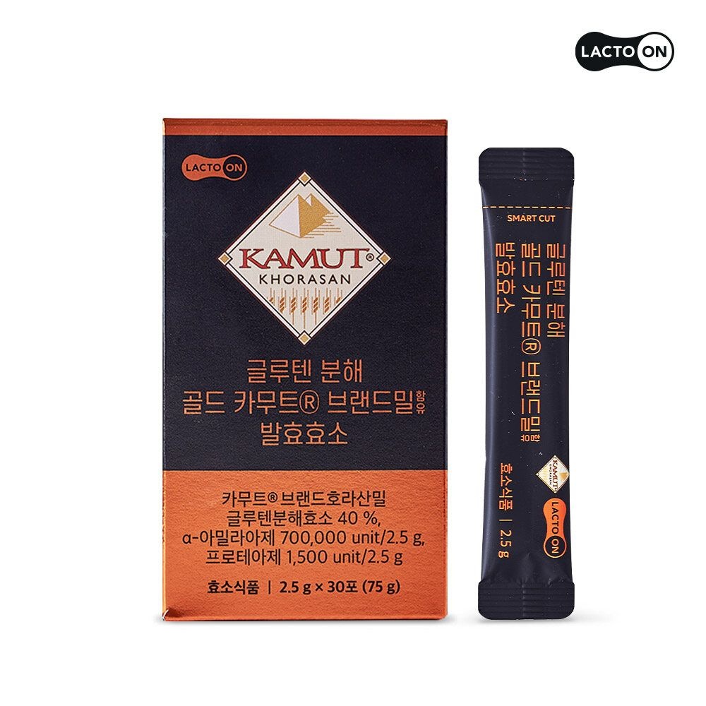 락토온 글루텐 분해 골드 카무트 효소 30포