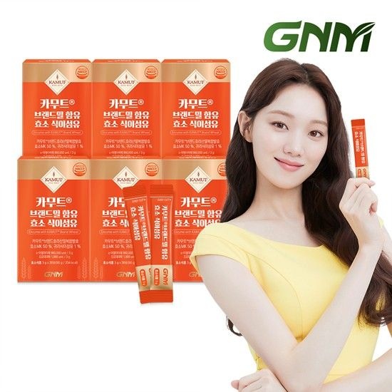 [역가수치 96만] GNM 카무트 효소 식이섬유 7박스(총 210포) / 카뮤트효소 호라산밀 곡물 효소
