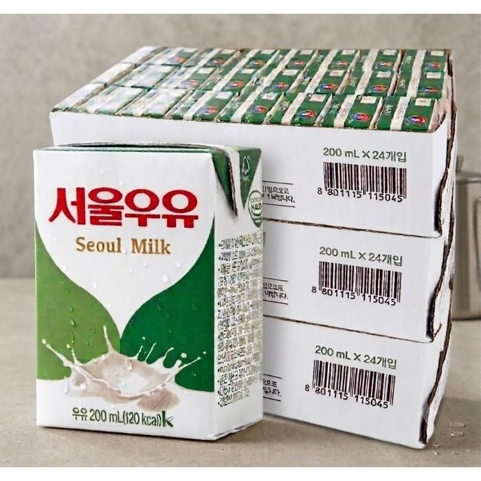 서울우유 멸균우유 200ml x 72입 (3박스)