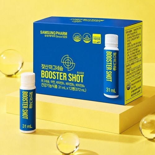 [삼성제약] 젖산마그네슘12 부스터샷 (30ml*12병)