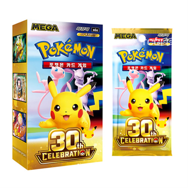[포켓몬스터] 포켓몬카드 30주년 셀러브레이션 MEGA 확장팩 한글판 1박스