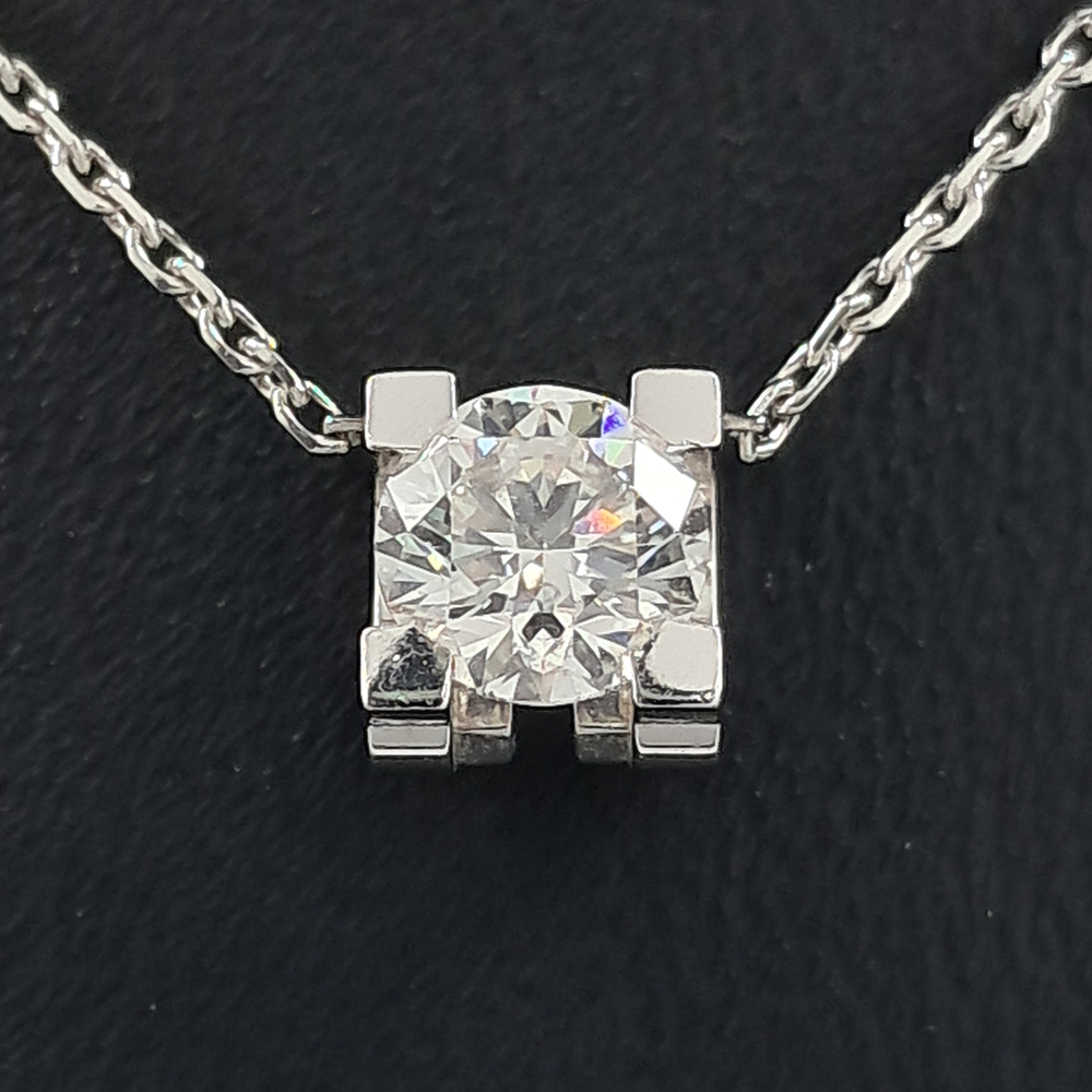 [중고] 까르띠에 [구구스]중고명품 까르띠에 0.55ct 다이아 C 드 목걸이 (NO 10550698)