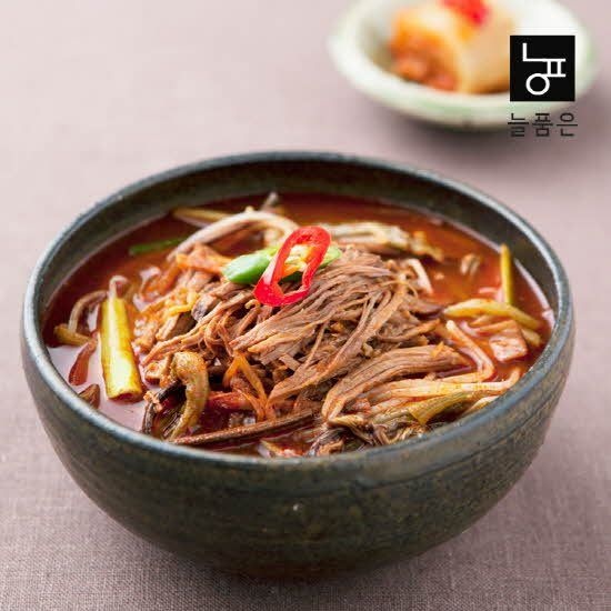 늘품은 육개장 600g x 9팩(국내산 파, 푸짐한 소고기 얼큰한 전통 육개장) 310968