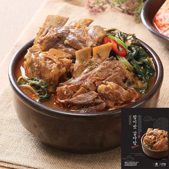 집밥장인 참이맛 40년전통 감자탕 블랙 1.2kg X 5팩 310916