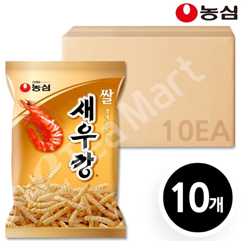 농심 쌀새우깡 80g x 10입