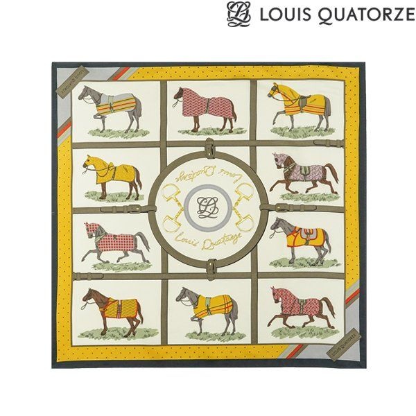 루이까또즈 <매장정품> LOUIS QUATORZE 루이까또즈 (2WSM360YE) 실크 미니스카프 뉴키마로 옐로우 2WSM360YE 2106229