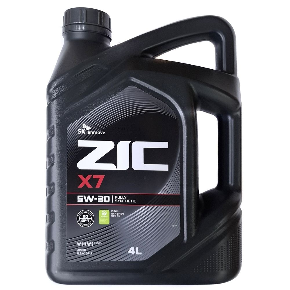 [오늘출발] 베이지크 ZIC/엔진오일/지크 X7 5W30 가솔린, LPG 4L