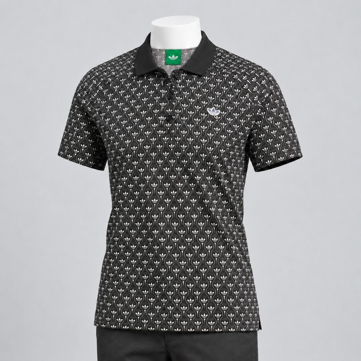 adidasAG 아디다스 골프 오리지널스 올 오버 트레포일 폴로 KS5768 피케티 카라티 7W8TFP81