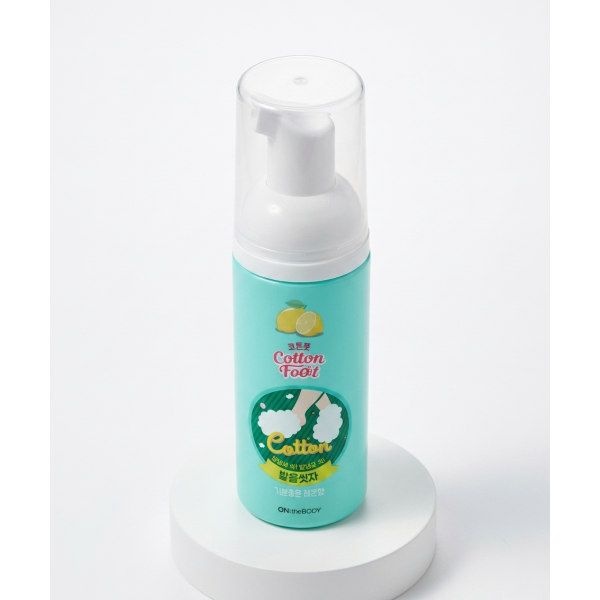 ONTHEBODY 코튼풋 발을씻자 풋샴푸 여행용 레몬 50ml x 3개