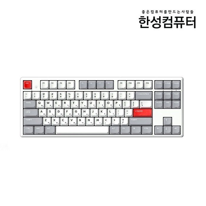 한성컴퓨터 중고 리퍼 GK893B PRO 동그리 8K 3모드 무접점 키보드 RETRO POINT 35G