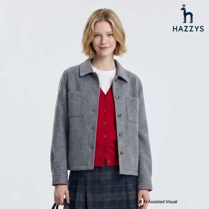 헤지스 레이디스 [26FW][NOVA-FLEECE] 울라이크 플리스 셔켓 HSJS6D131