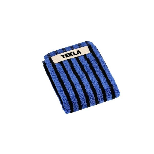 테클라 TT-BK(30x30cm) 워시클로스 테리 블루 블랙 수건