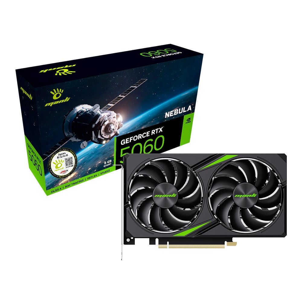 만리 MANLI 지포스 RTX 5060 Nebula D7 8GB 인텍앤컴퍼니