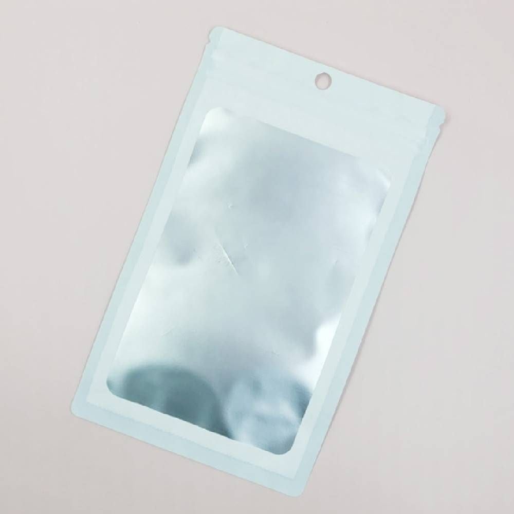 협력업체 다회용 (12cmX20cm) 포장용지퍼백 선물용 화이트 다용도 ZF 지퍼봉투
