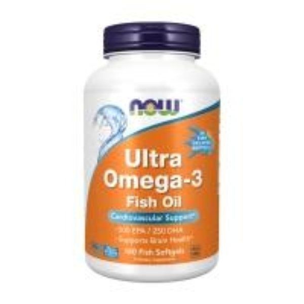 [해외] 나우푸드 울트라 오메가3 피시 오일 500mg EPA 250mg DHA 180정 소프트젤