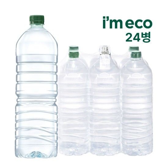아임에코 가벼운샘 무라벨 생수 2L x 24병