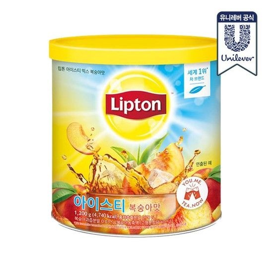 립톤 아이스티 복숭아 1.2kg