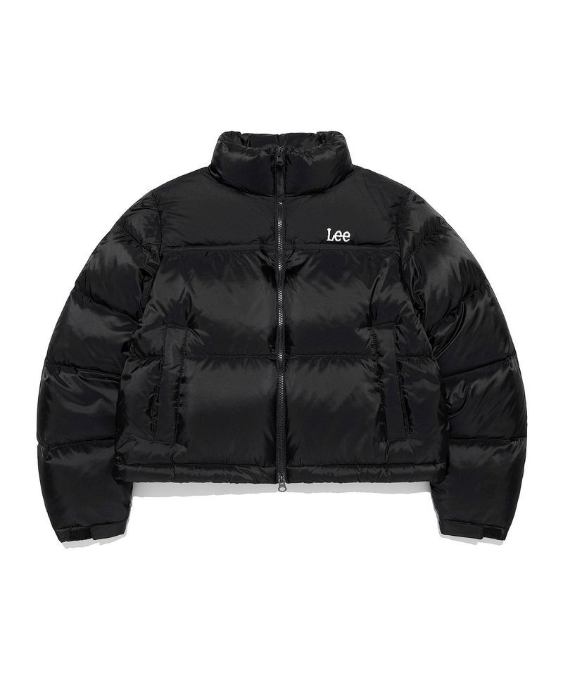 리 LEE우먼 릿지 크롭 다운 블랙 LE2504DP60BK 474208