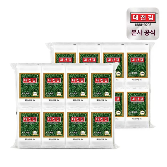 딜크릿) 대천김 도시락김 5g 32봉