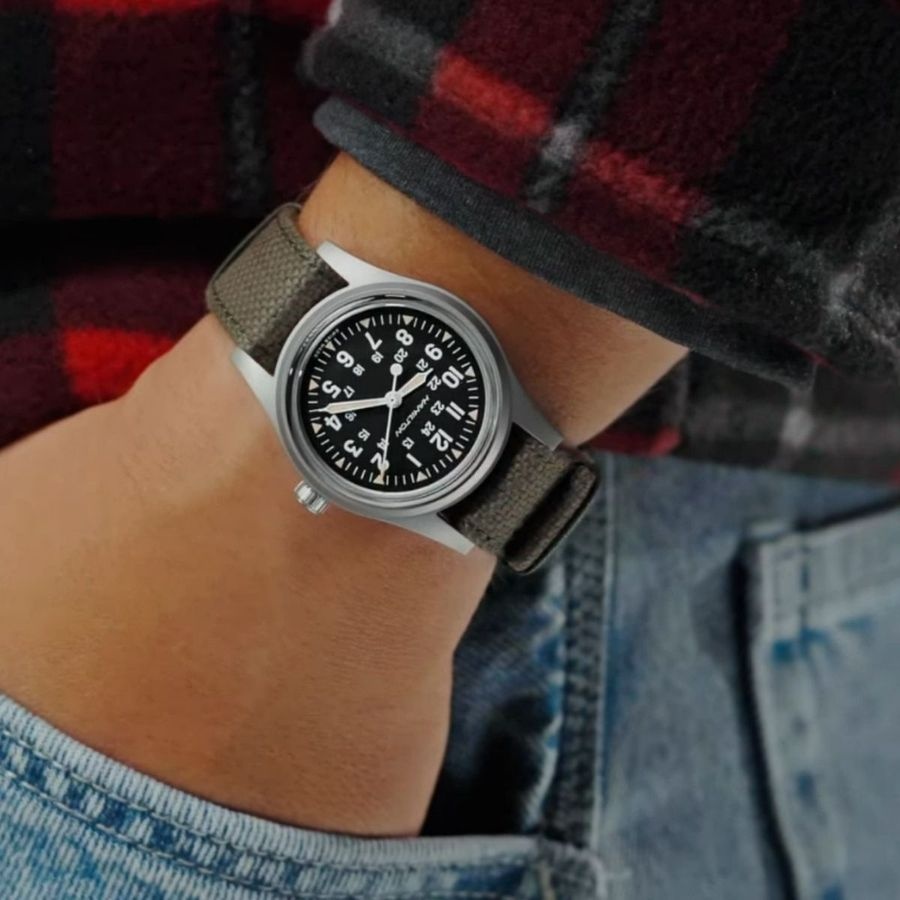 해밀턴 HAMILTON 카키필드 메카니컬 36mm 수동 나토밴드시계 H69399930