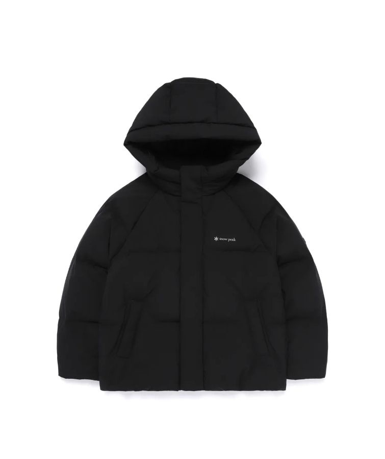 스노우피크 스노우피크 키즈 티타닉 후드 헤비 다운 재킷 BB S25WKFDJ84 BK LE MK