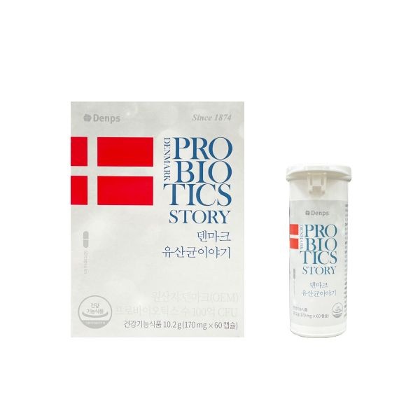 덴프스 덴마크 유산균 이야기 170mg x 60캡슐 / 비엔에스
