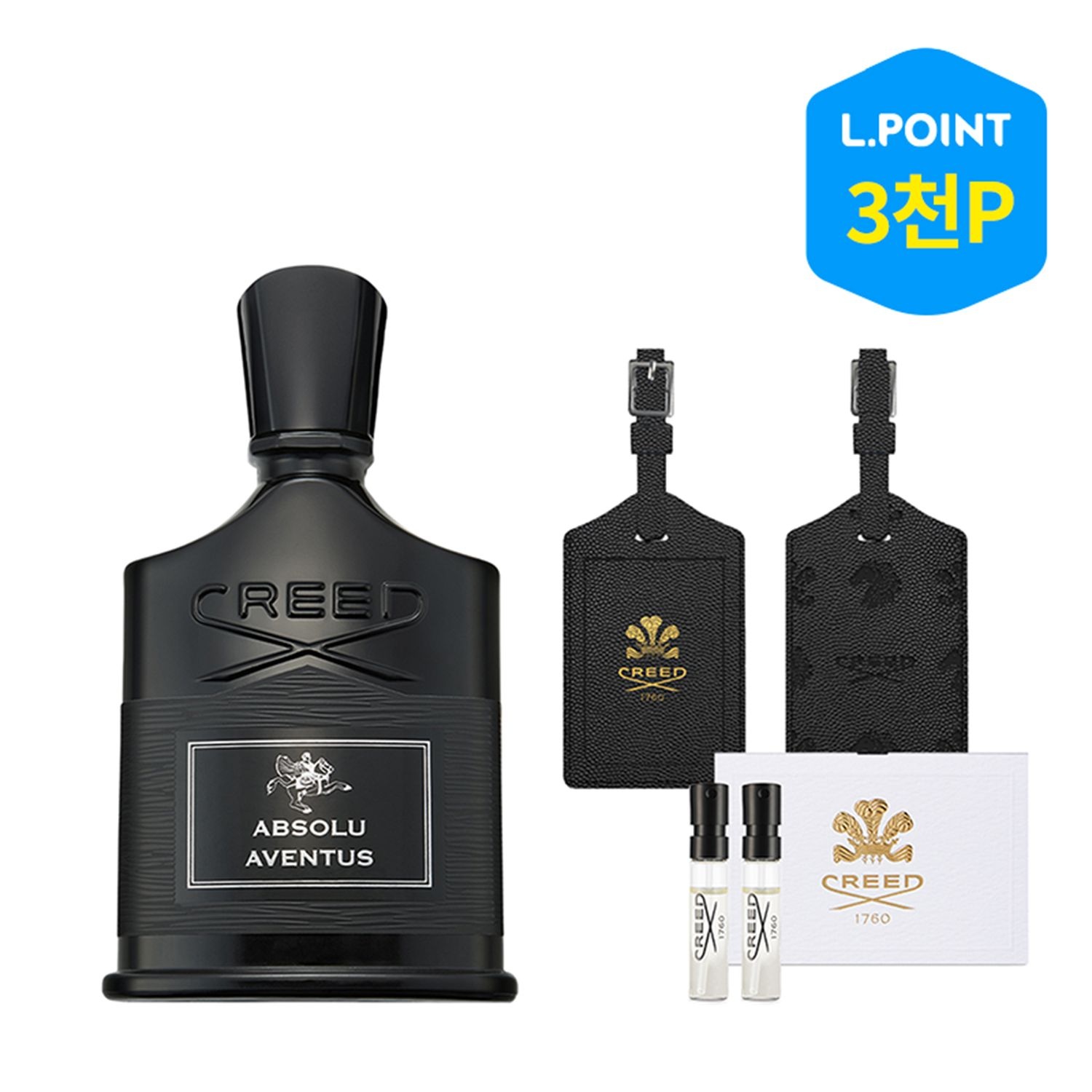 크리드 [10적립]앱솔루어벤투스 100ml + 러기지택 + 바이얼 1.7ml 2종 증정(+L.POINT 3천점)