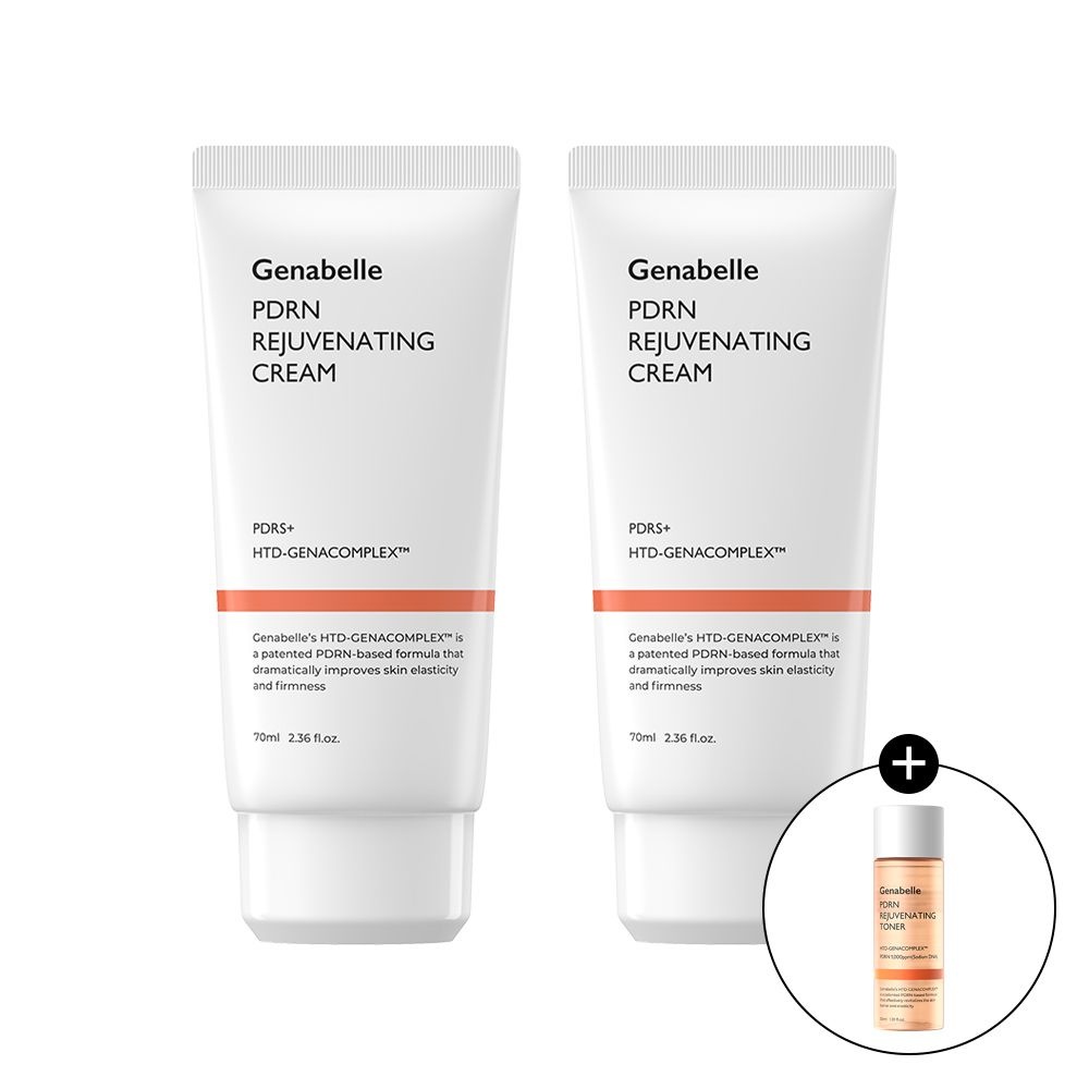 제나벨 PDRN 리쥬비네이팅 크림 70mlX2개 + PDRN 토너 30ml