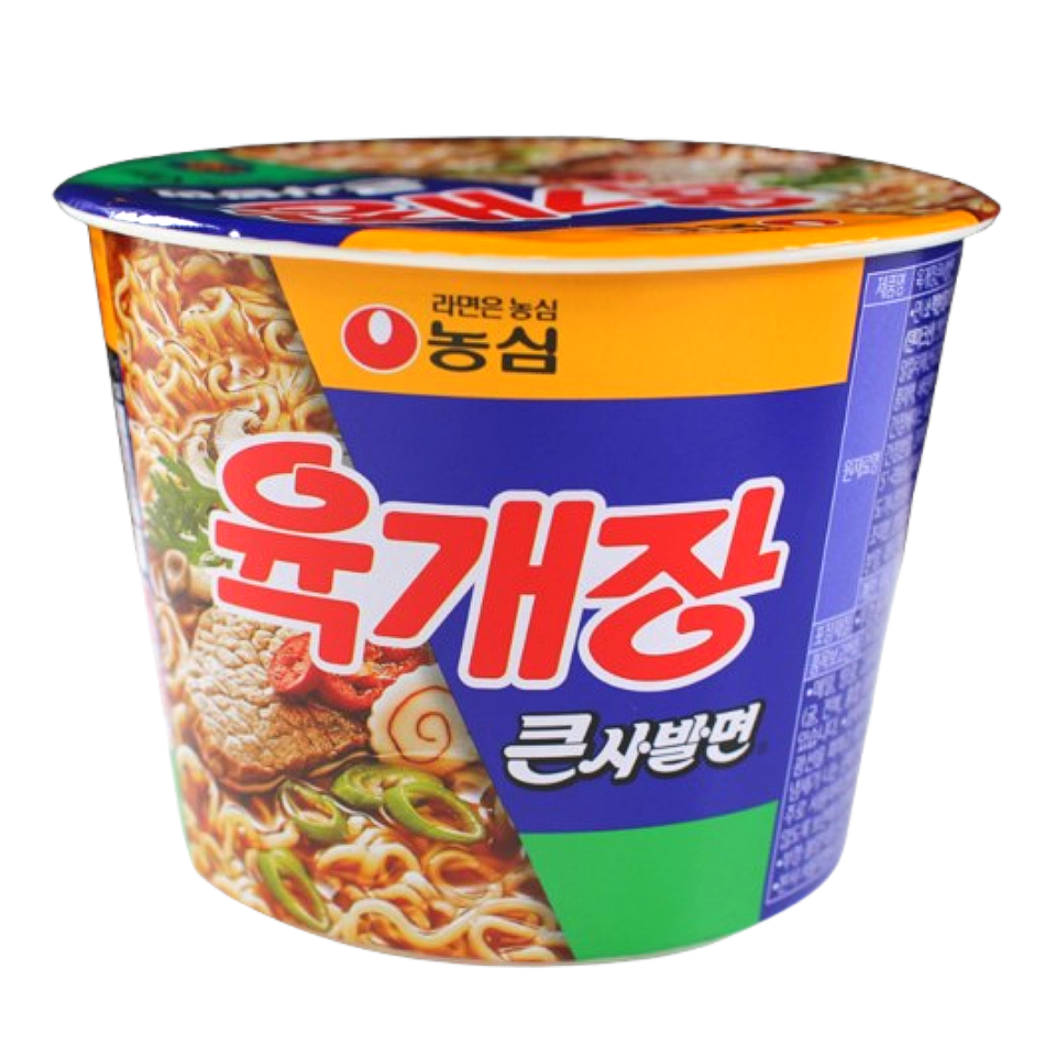 농심 육개장 큰사발면 컵라면 110g x 32개