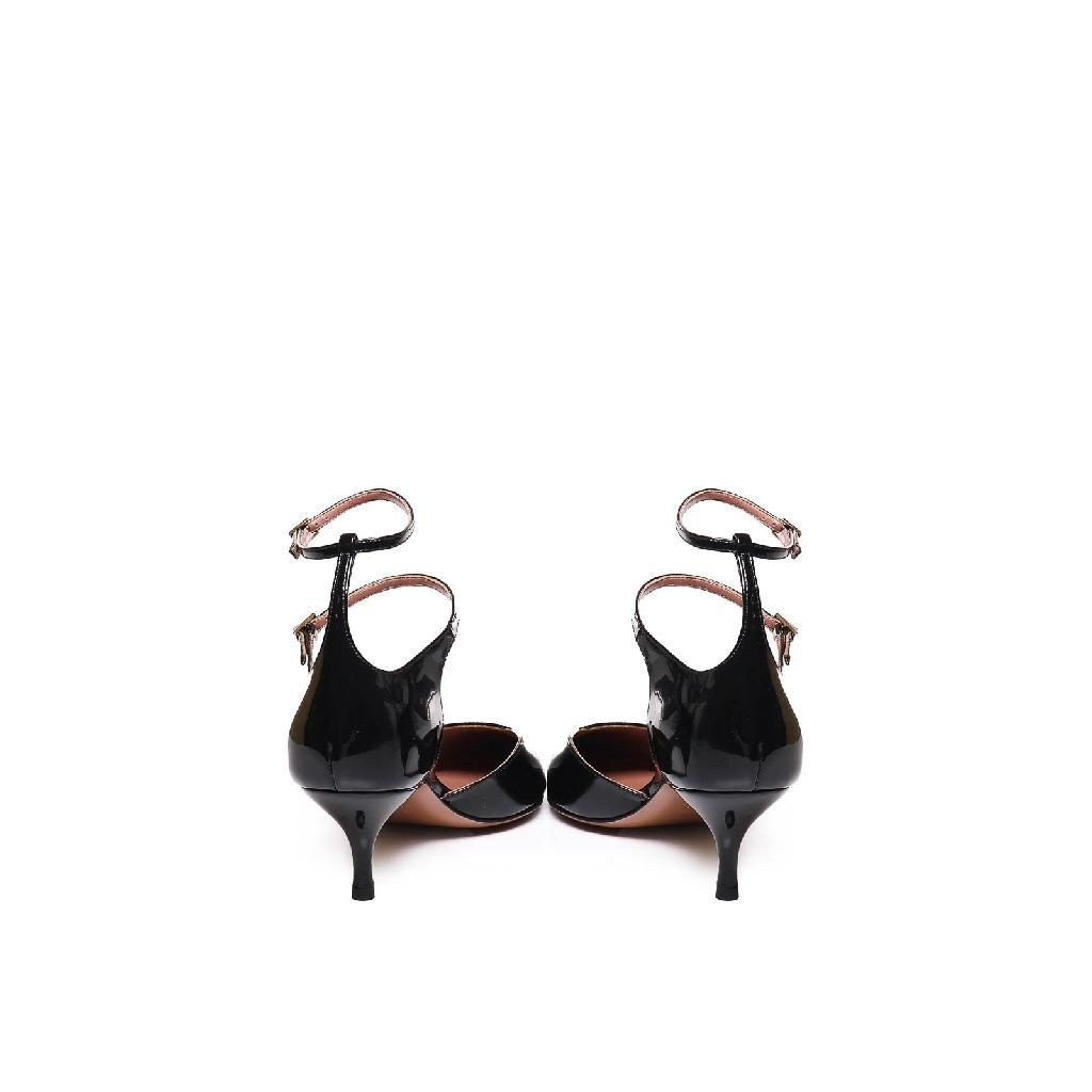 GIULIANO GALIANO [해외] 줄리아노 갈리아노 24FW 줄리아노 갈리아노 Dcollet Joana In 페이턴트 레더 JOANAVERNICENERO TP577225342