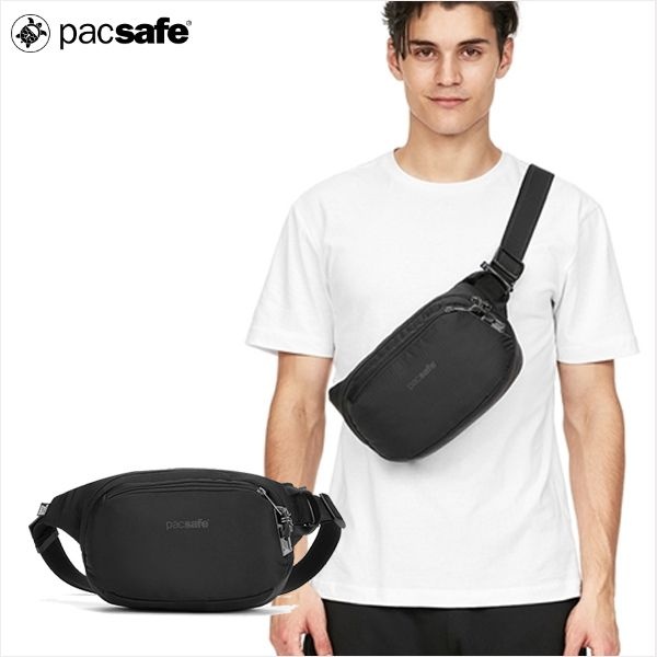 팩세이프 바이브 100 V 힙팩 4L / PACSAFE VIBE 도난방지 가방 유럽 여행 웨이스트백 슬링백 힙색 크로스백 RFID차단