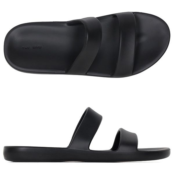 더로우 블랙 폼 러버 슬라이드 샌들 F1609RC3 BLK