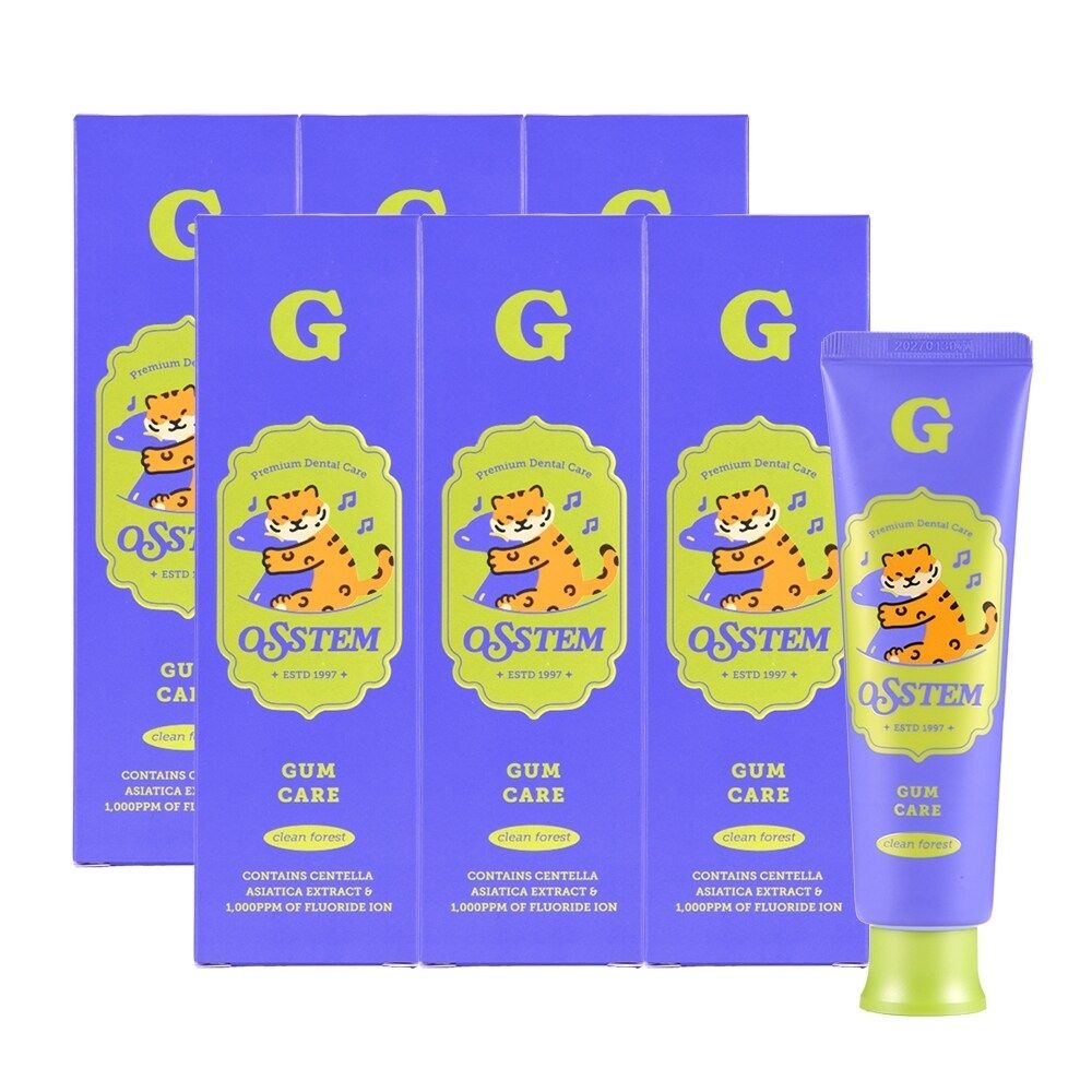 오스템 G 잇몸케어 치약 잇몸에 좋은 치약 120g 6개