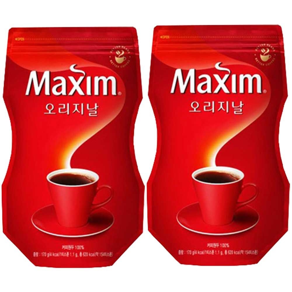 동서식품 맥심 오리지날 커피 리필 170g x 2개