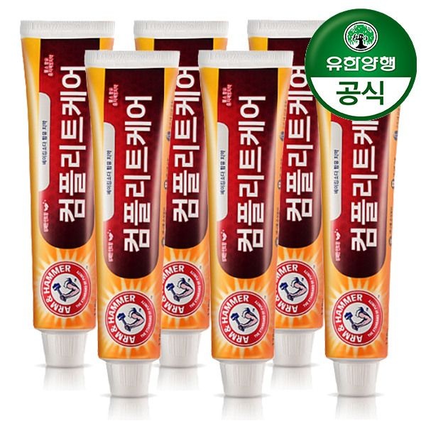 [패션플러스][유한양행][유한양행] 암앤해머 컴플리트케어 치약 178g x 6개