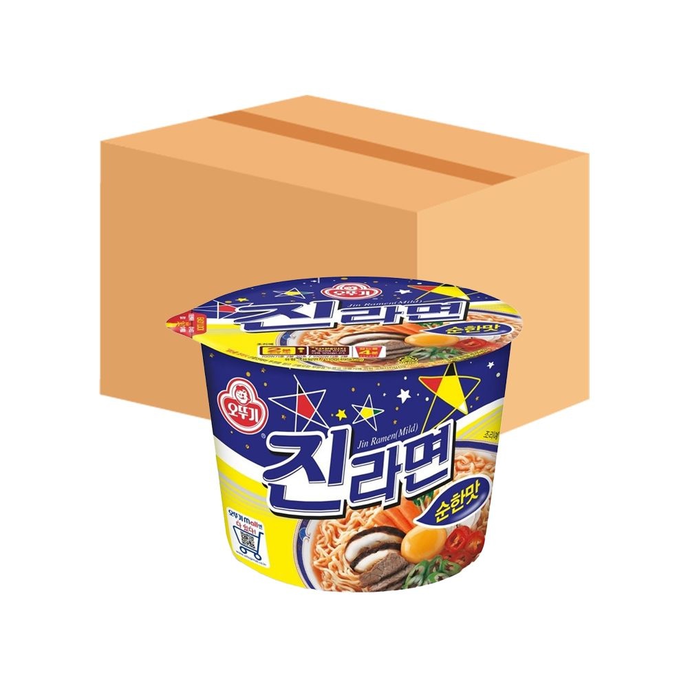 오뚜기 [유통기한 26년11월23일]오뚜기 진라면 순한맛 큰컵 110g x 12개입 컵라면