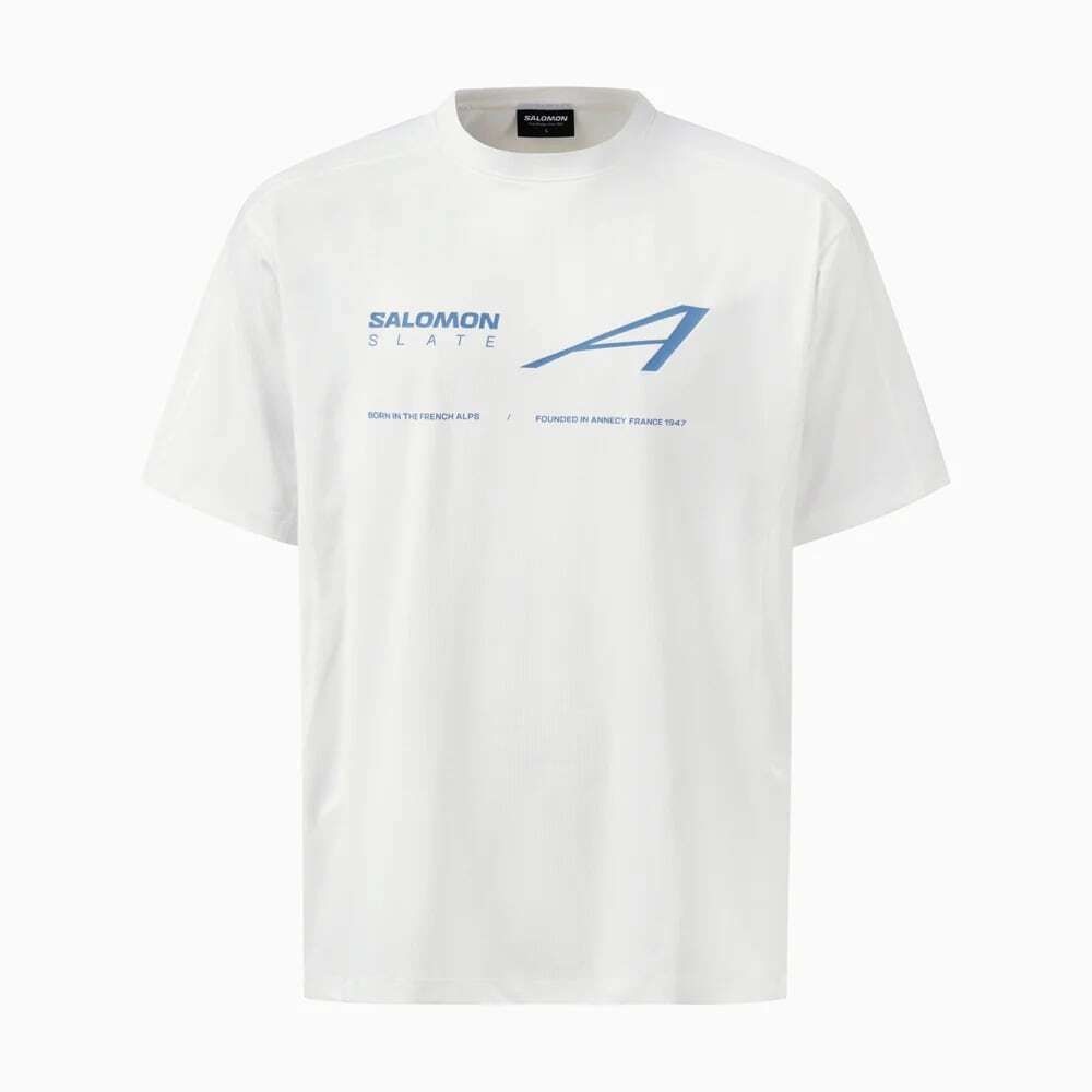 살로몬 UNI 글라이드 숏 슬리브 화이트 S262001HTS51