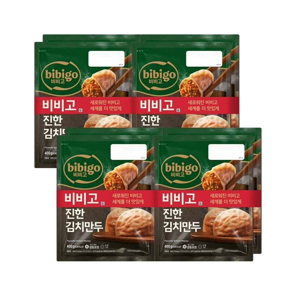 CJ 비비고 진한김치만두 400g x8개