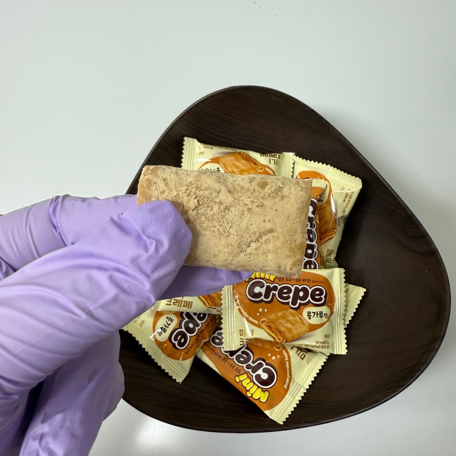 미니크레페 콩가루맛 인절미과자 개별포장 간식 다과 탕비실간식 [오늘도 까까해]