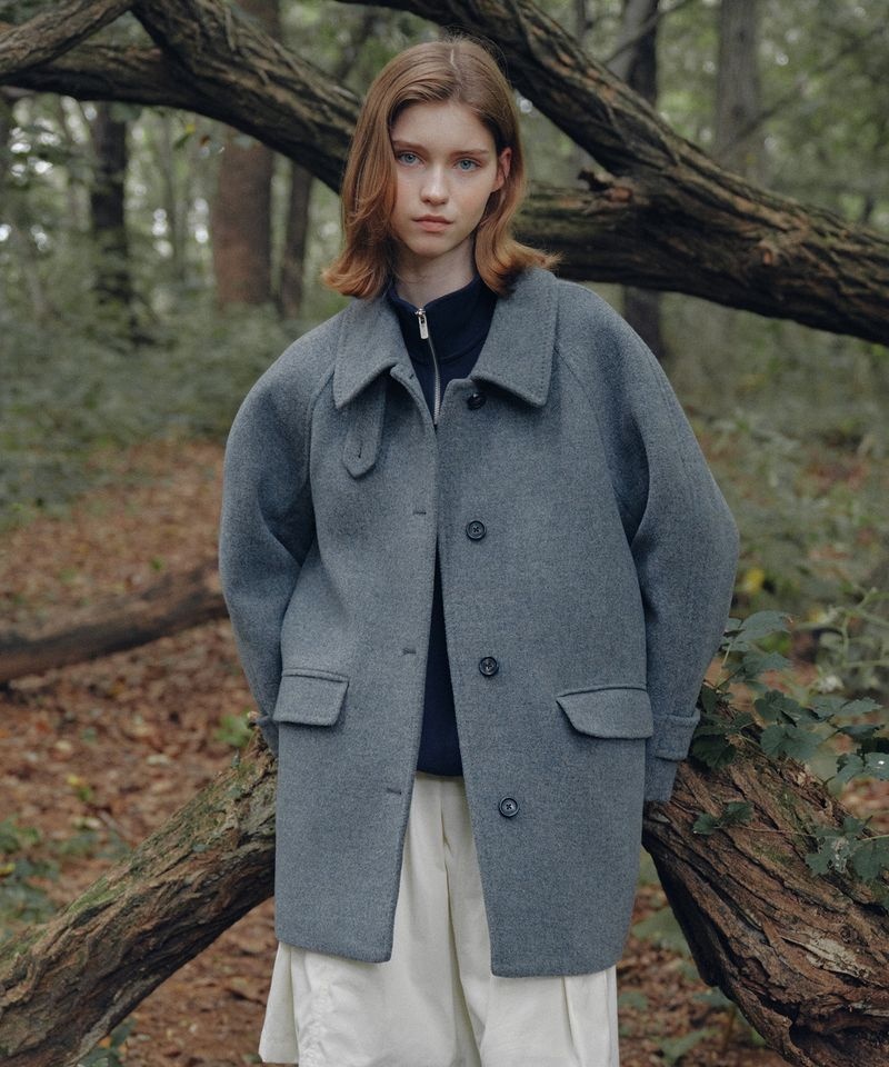 TTUDEMENT 매장정품 튜드먼트 TTUDEMENT 브랜드위크 20%쿠폰4COLORS CLASSIC WOOL HALF COAT TM24FCT11 215462