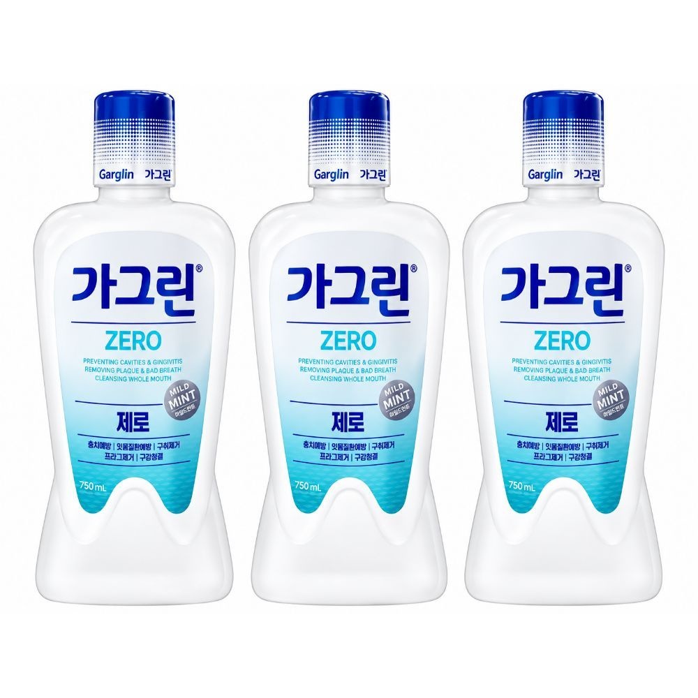 가그린 동아제약 가그린 제로 750ml 3개