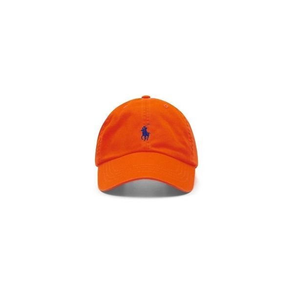 폴로 랄프 로렌 [폴로랄프로렌] 폴로 랄프 로렌 POLO RALPH LAUREN 코튼 치노 베이스볼 캡-오렌지 6317404 MAPOHGS0J420574-800-26 --